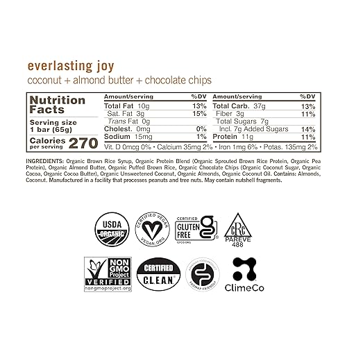 Miniatura 2 de Barritas de proteína GoMacro veganas y orgánicas