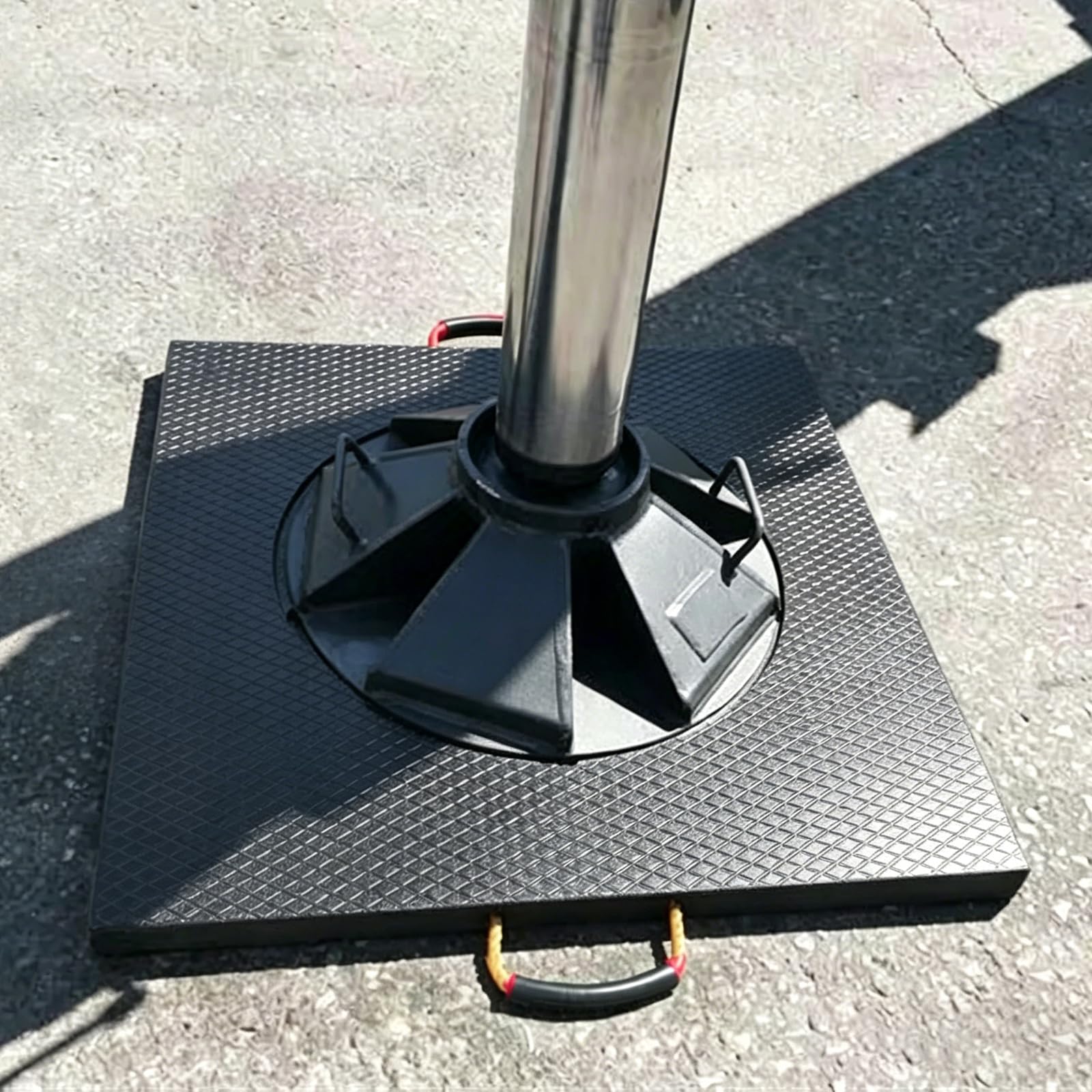 Patins robustes avec corde pour camion grue : cale de stabilisation antidérapante