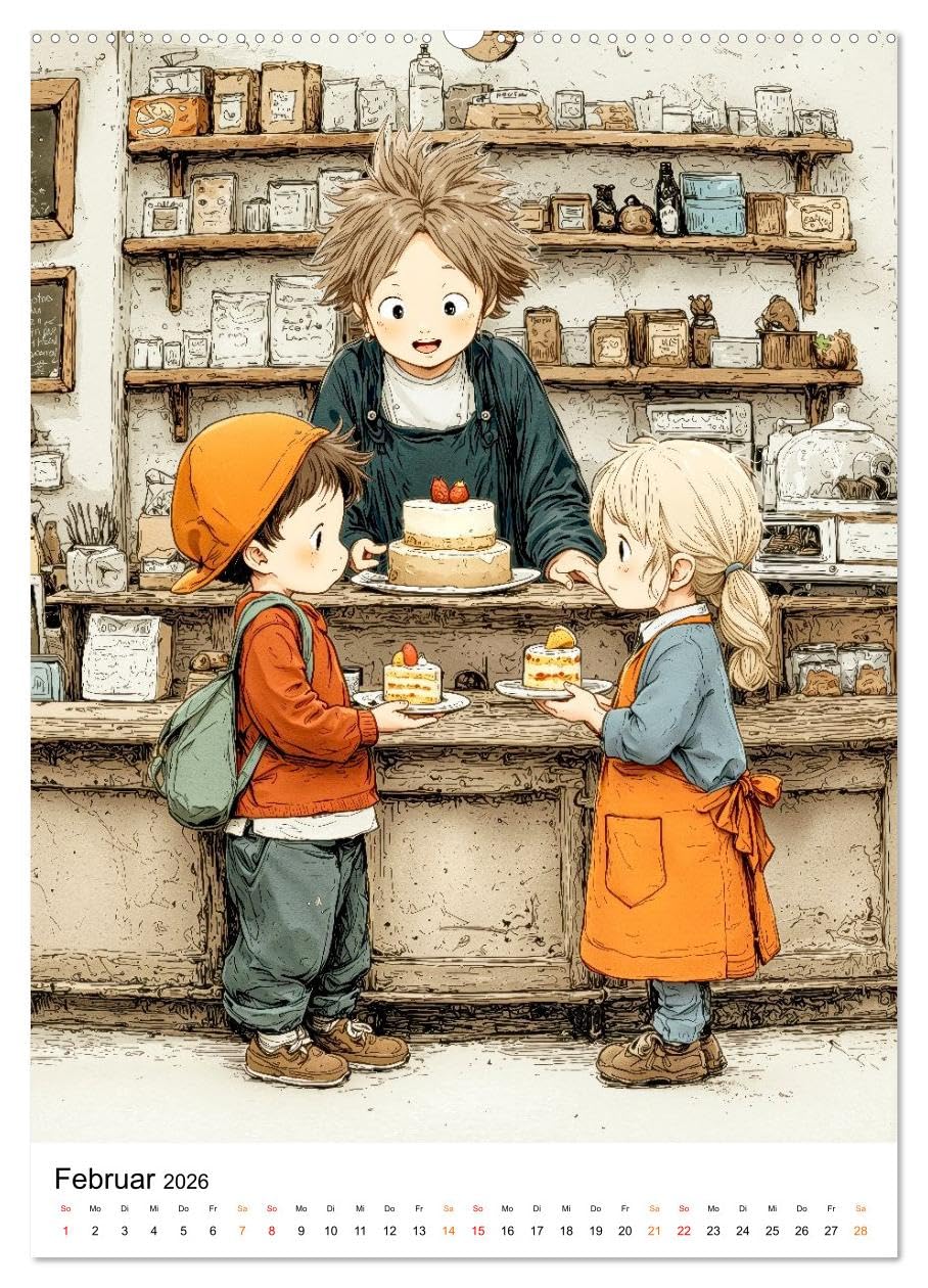 Kleine Helden kommen groß raus (hochwertiger Premium Wandkalender 2026 DIN A2 hoch), Kunstdruck in Hochglanz: Fröhliche Kindermomente - entdecken, staunen, lachen. (CALVENDO Kunst)