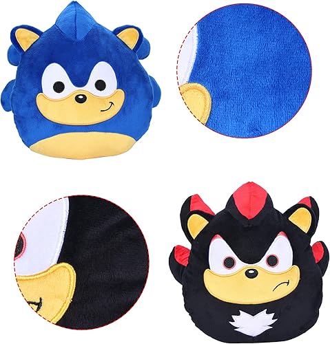 Miniatura 3 de Juguetes de peluche sónicos de 10 pulgadas, juguete de peluche suave y de calidad, colección de almohadas de felpa (paquete de 4)