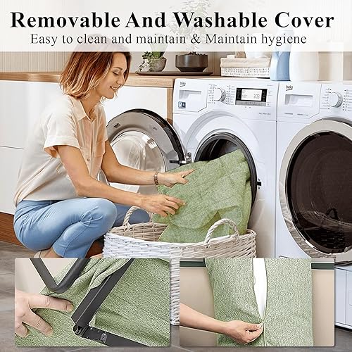 Miniatura 8 de Respaldo de cama ajustable de elevación eléctrica de 2  a 80 , camas elevadoras para pacientes ancianos lesionados de oso 600 libras, funda de cama