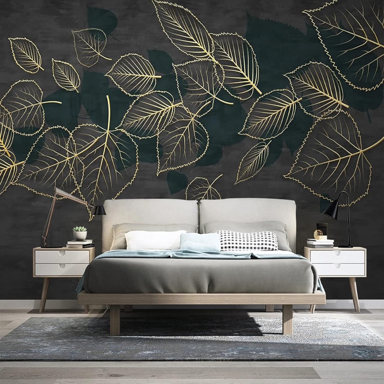Papier peint mural 3D autocollant pour masquer les défauts des murs de salon et chambre
