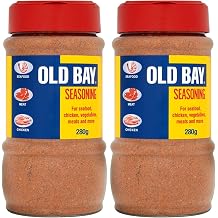 McCormick Old Bay Seasoning, Blend of Zesty Savoury Herbs & Spices, Perfect for Meat, Poultry & Seafood, 280g Jar Pack of 2