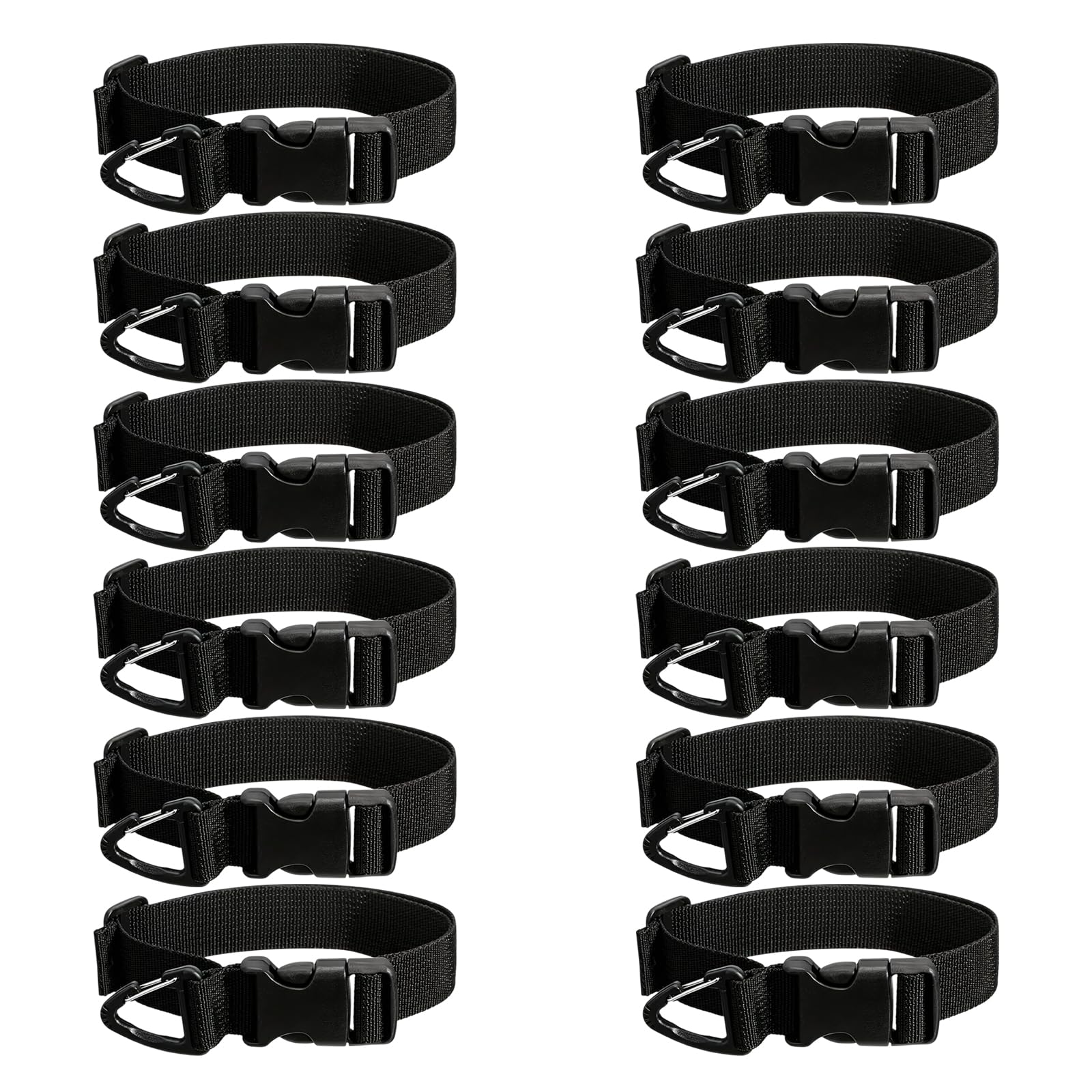 Ljhnba 12Lots Heavy Duty Wire Ties With Quickly Release Buckles Adjustable Fastening Straps For Home Offices And Outdoor Use Adjustable Cord Management Straps