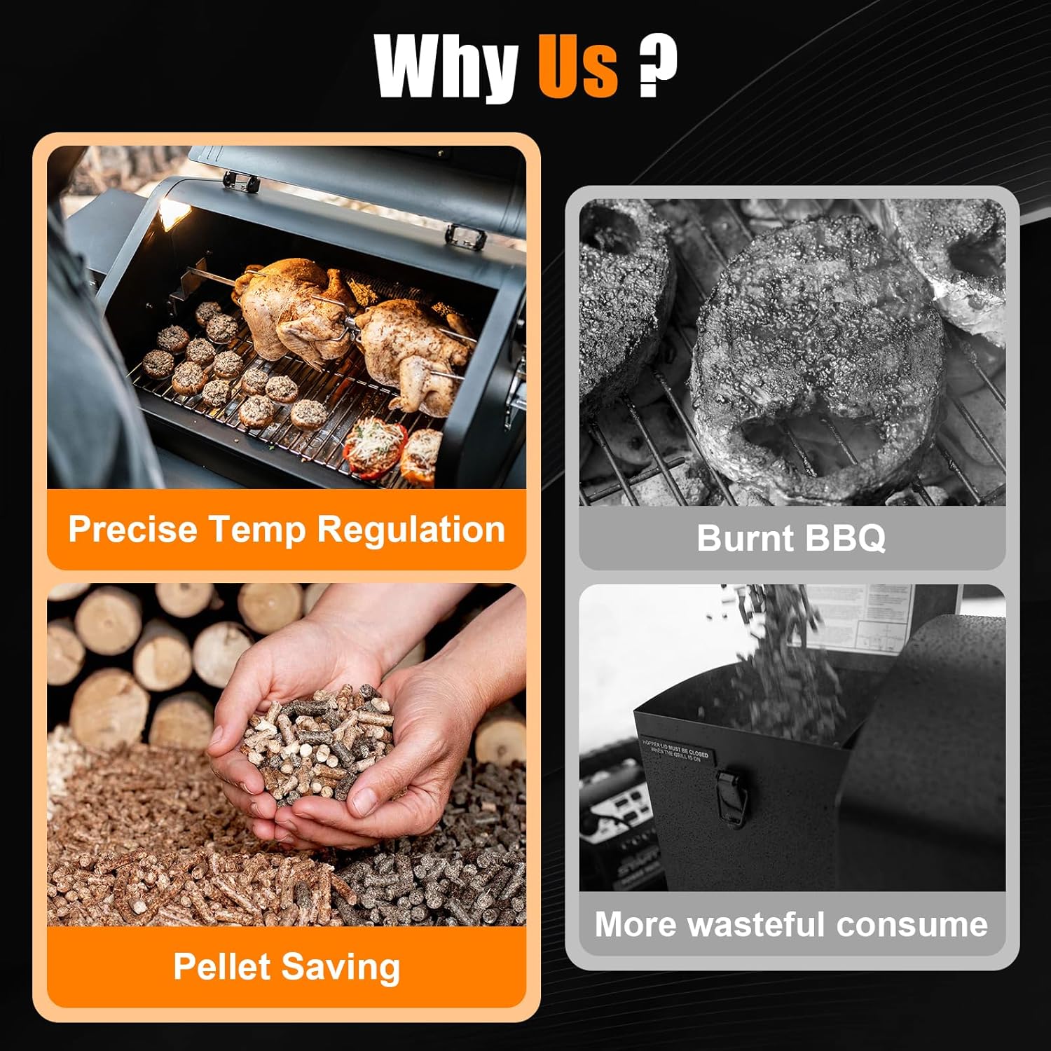 P-1051 Control Circuit Board Replacement for Green Mountain Grills GMG Daniel Boone Choice Non-WiFi 110V, Replaces Number P-1051DB