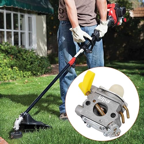 Miniatura 2 de KIPA Kit de carburador para 25cc 26cc 30cc Homelite Ryobi Craftsman Poulan Desbrozadora Soplador de cuerda recortadora # 308054013 308054012