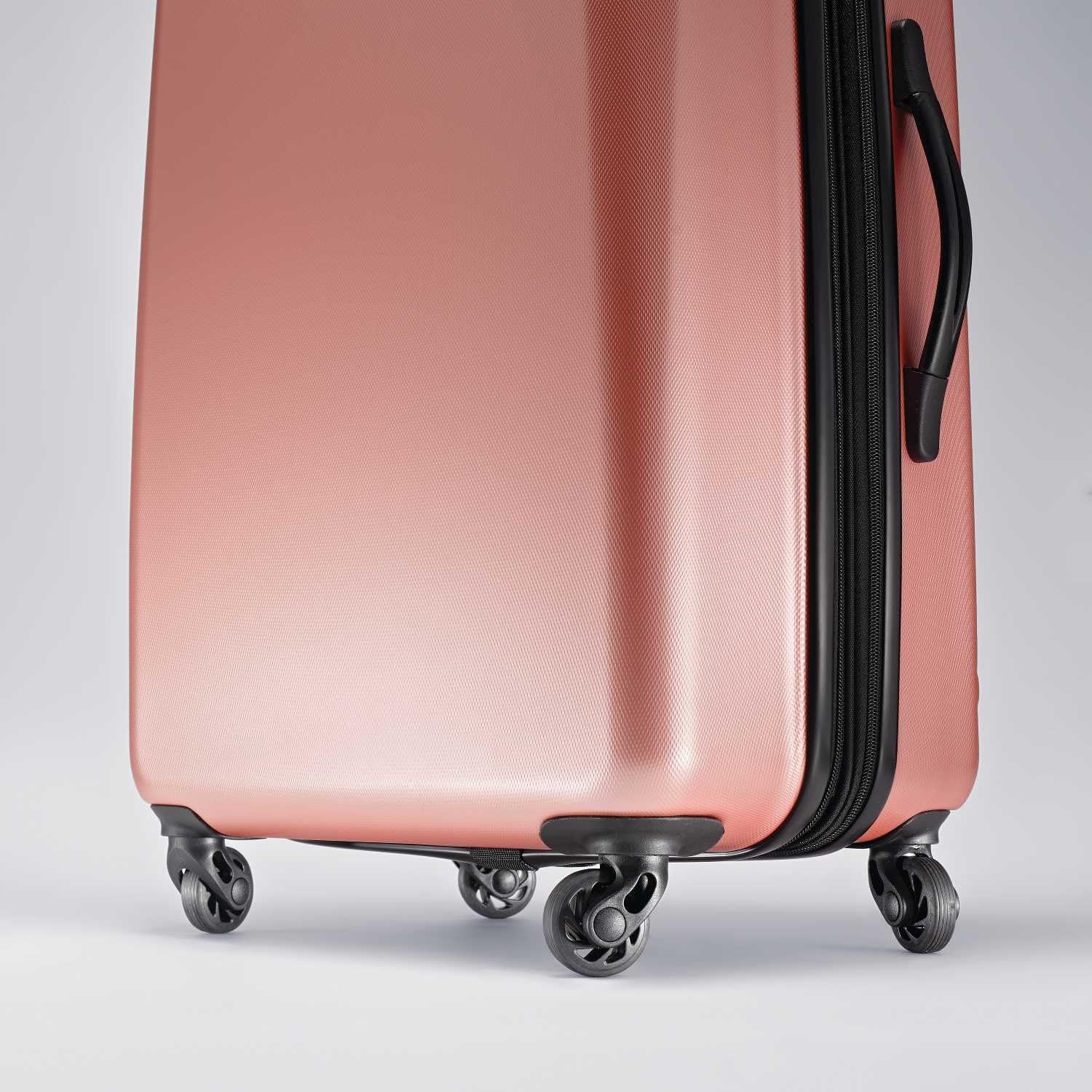  | American Tourister Moonlight Hardside Expandable Luggage with Spinner Wheels, Rose Gold, Carry-On 21-Inch | Carry-Ons