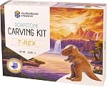 Tyrannosaurus (T Rex) Studiostone Creative Soapstone Sculpture Carving DIY Arts and Crafts Kit for Kids Adults