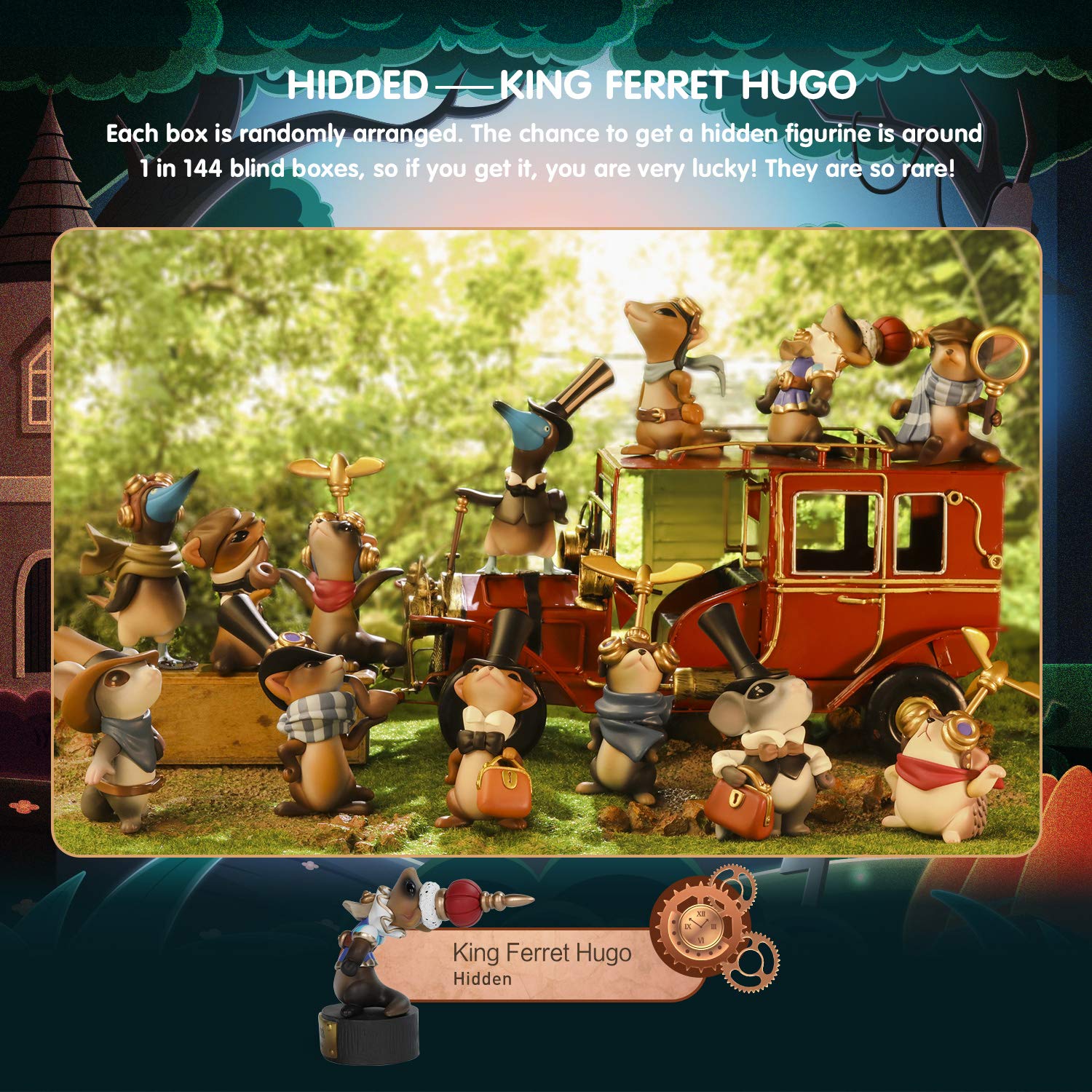 Amazon.co.jp: POP MART スチームパンク 動物シリーズ