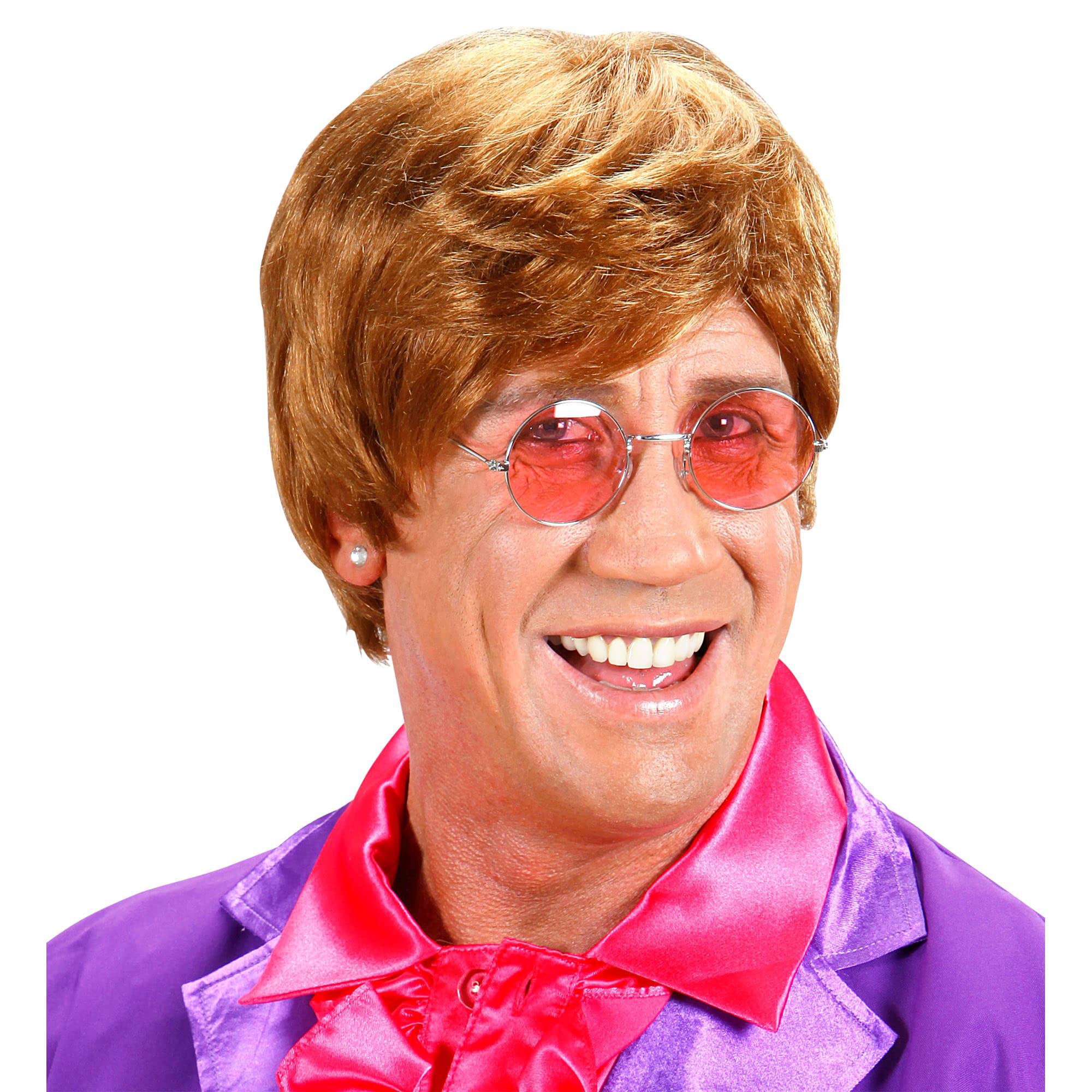 Elton Auburn Wig for Fancy Dress Costumes & Outfits Accessory