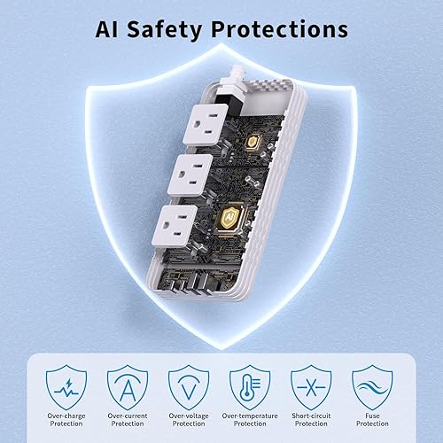 Miniatura 6 de TREVOLTY Convertidor de voltaje de 2000 W de EE. UU. a Europa para secador de pelo, convertidor de 220 V a 110 V para viajes europeos con 3 AC 2