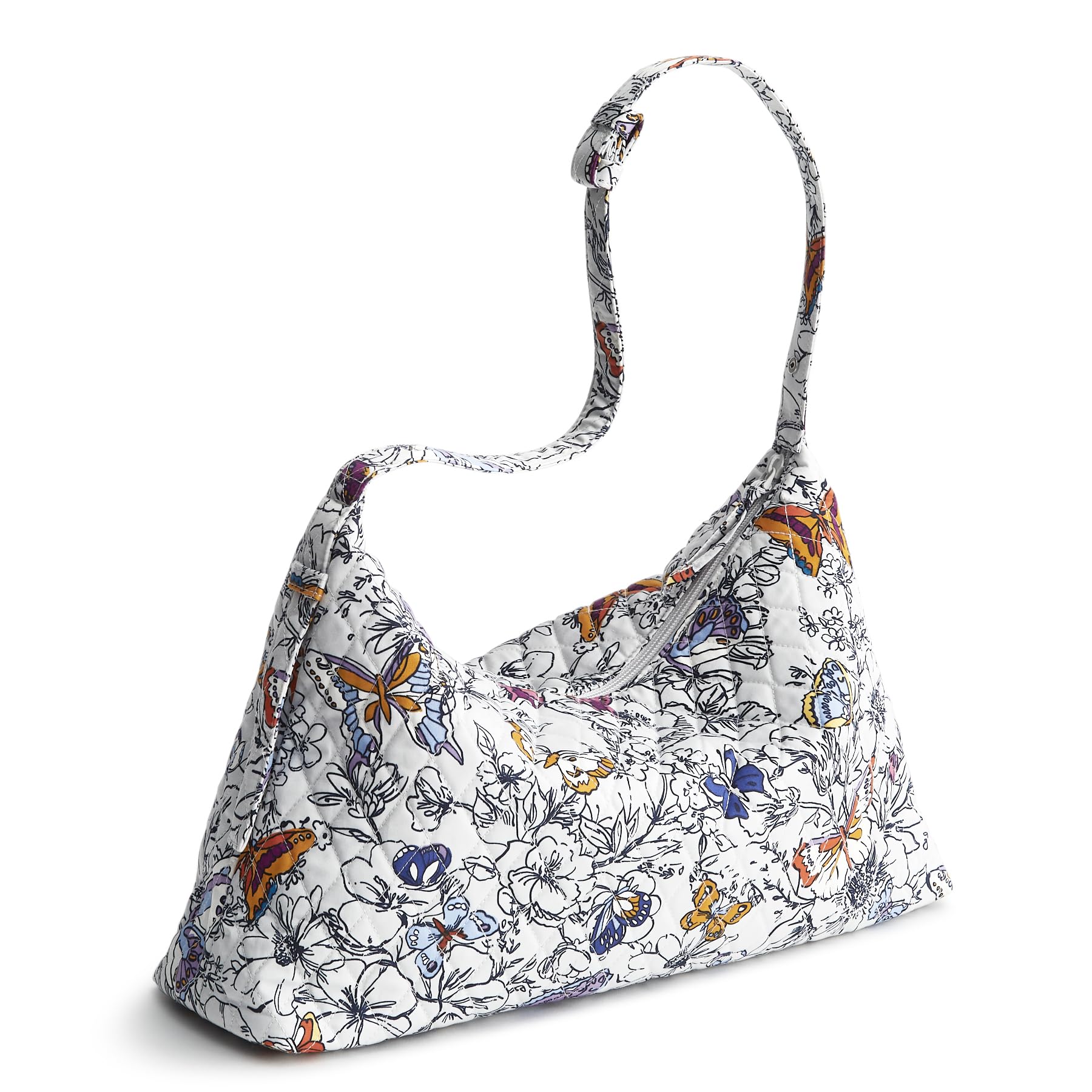 Vera Bradley Premium Cotton Marcelle Shoulder Bag, Wing + Bloom