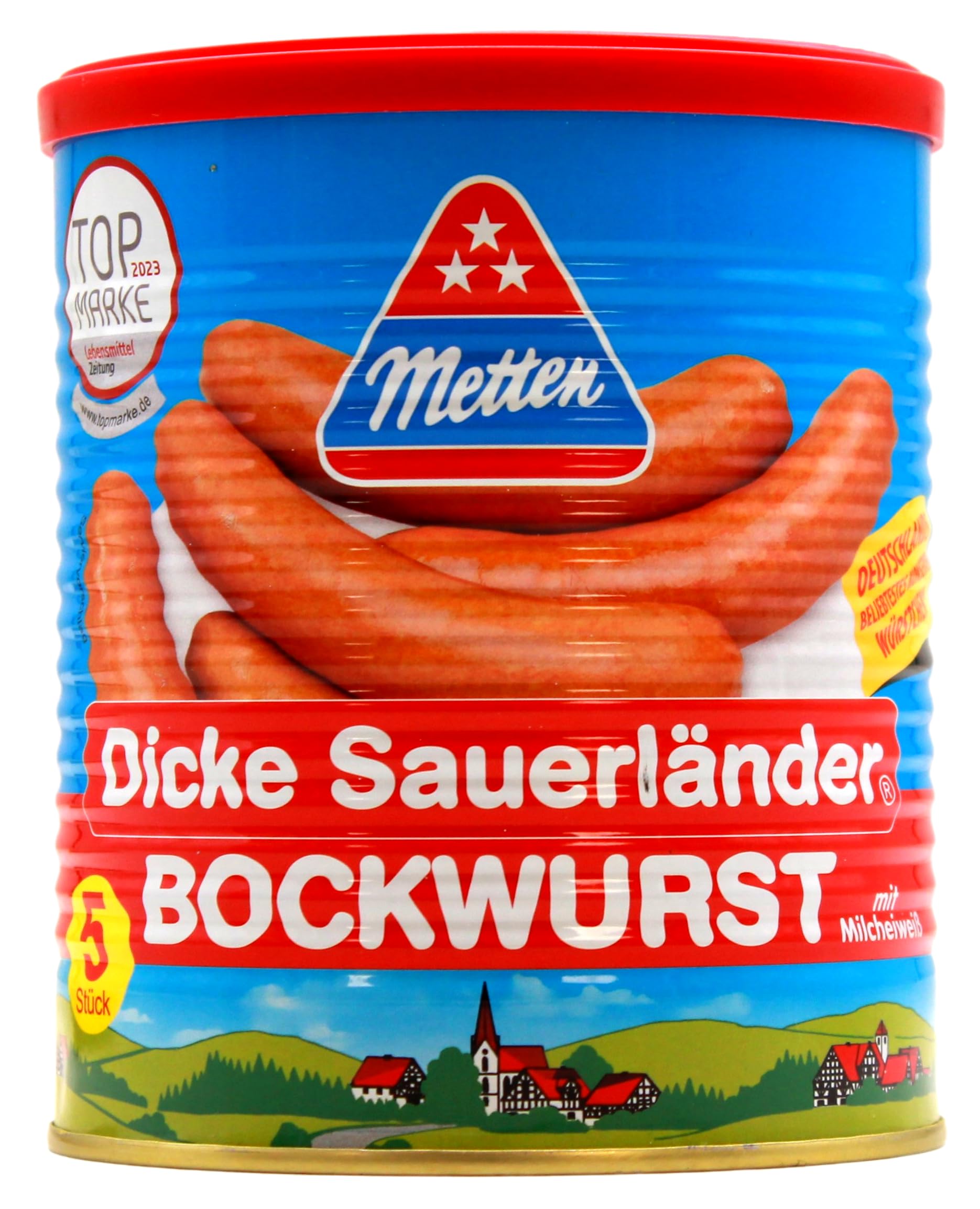 Metten Dicke Sauerländer Bockwurst, 6er Pack (6 x 400g)