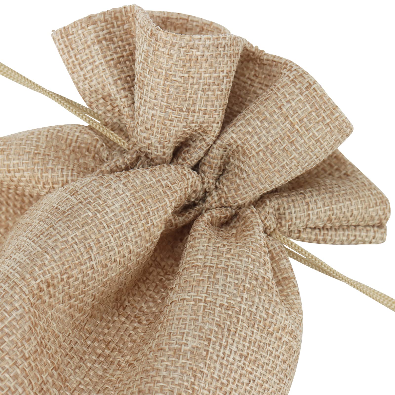 Tapleap 30-Pack Burlap Gift Bags With Drawstring - 8x12 Inch Natural Sacks For Party Favors & Wrapping