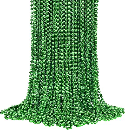 Miniatura 77 de YAXINRUI 30 piezas cuentas de Mardi Gras, collares de cuentas para fiesta de Mardi Gras, Navidad, San Patricio, regalos de fiesta, accesorios de 10