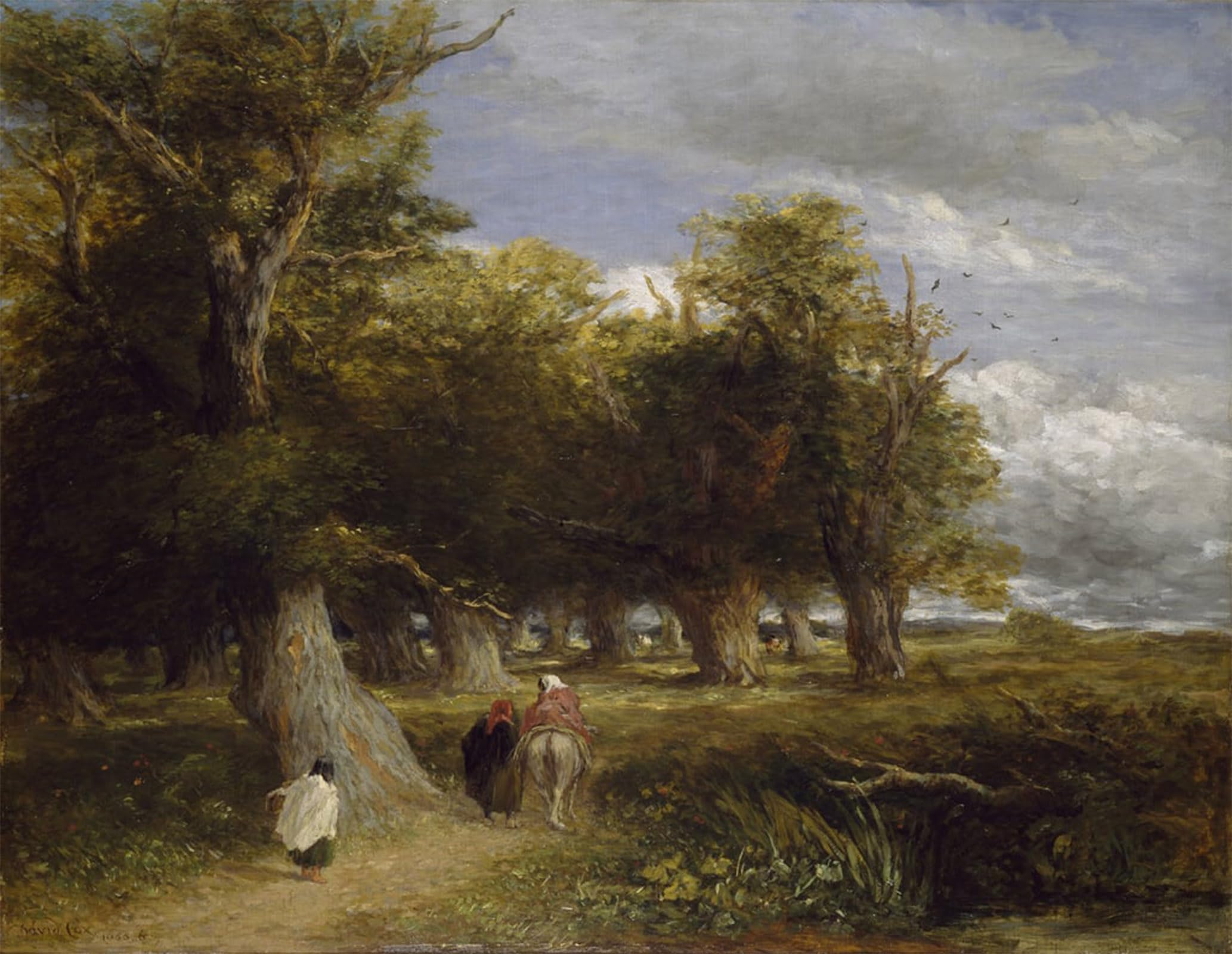 POSTERIIk Vintage Print Pop Art Landscape Artwork Skirts of the Forest by David Cox Art Prints for Office Home Decor 60x90cm