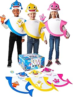 Conjunto de porta-malas de tubarão infantil com chip sonoro (tubarão bebê, tubarão mamãe, tubarão papai), pequeno