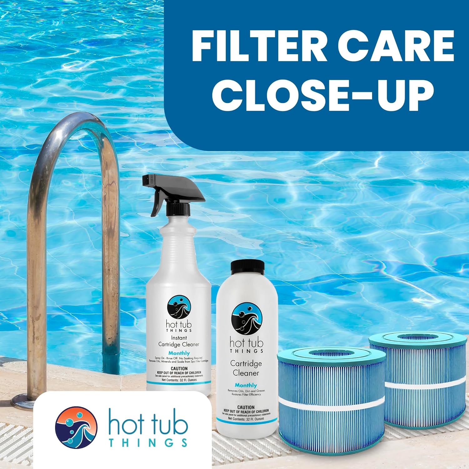 Spa Filter Cartridges – Compatible with Bullfrog 10-00282, Pleatco PBF40, Filbur FC-9900, PVT50W – Hot Tub Filters for Swim and Inflatable Spas, Jacuzzi, SaluSpa, 30 Coreless - 2-Pack - Image 6