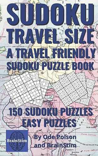 Sudoku Travel Size A Travel-Friendly Sudoku Puzzle Book 150 Sudoku Puzzles Easy Puzzles