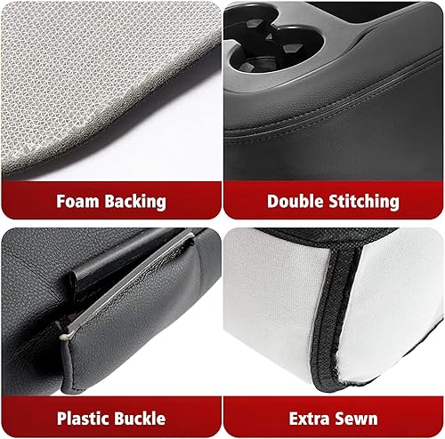 Miniatura 6 de Funda para reposabrazos de consola central para Chevy Tahoe, Suburban, Silverado, GMC Sierra, Yukon 1500 2500 3500 2007-2014, asiento de salto,