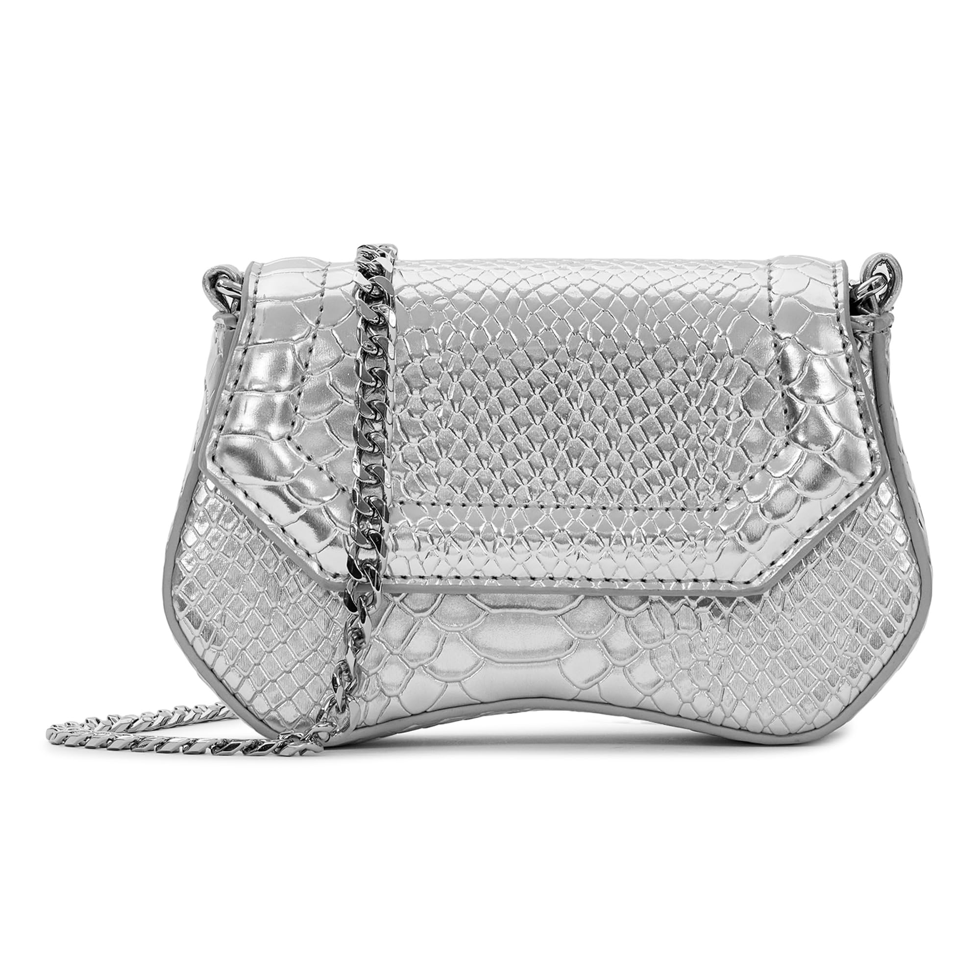 Miraggio Chelsea Croc-Textured Mini Crossbody Bag for Women (B0CNPWJY2N) Amazon Price History, Amazon Price Tracker