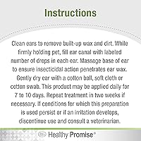 Vista 4 de Four Paws Healthy Promise - Solución calmante de aloe para ácaros de oído para gatos, reduce el olor y alivia la picazón, 0.75 onzas líquidas