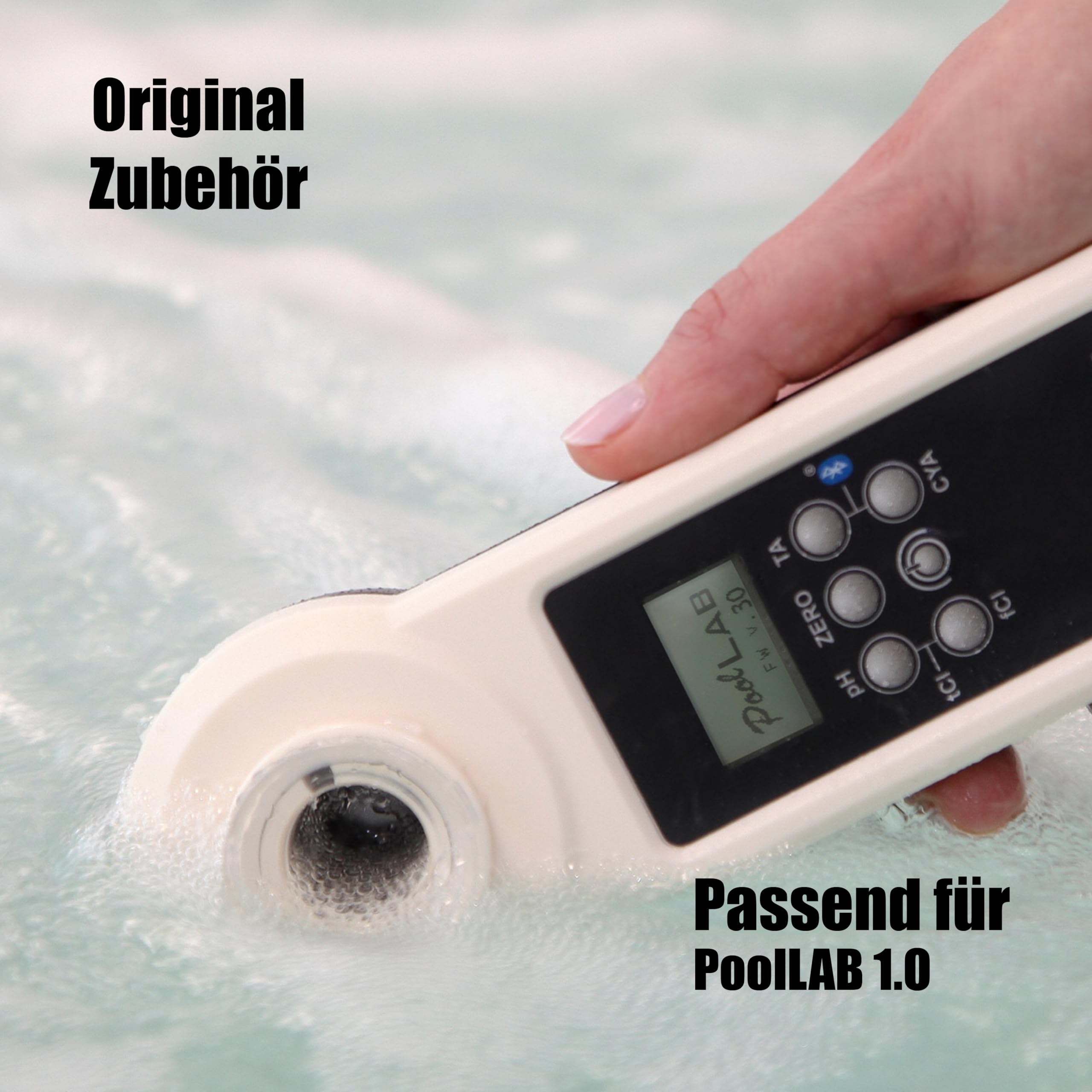 POWERHAUS24 Ersatzküvette für den PoolLAB 1.0, Ersatzteil, Original PoolLAB Zubehör, einfacher Austausch