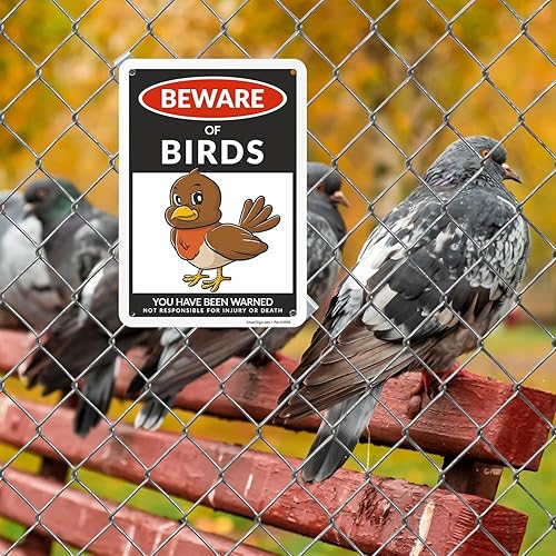 Miniatura 51 de SmartSign Divertido letrero de advertencia con texto en inglés «Beware Of Guinea Pigs – 10 x 7 pulgadas, aluminio laminado libre de óxido de 40 mil