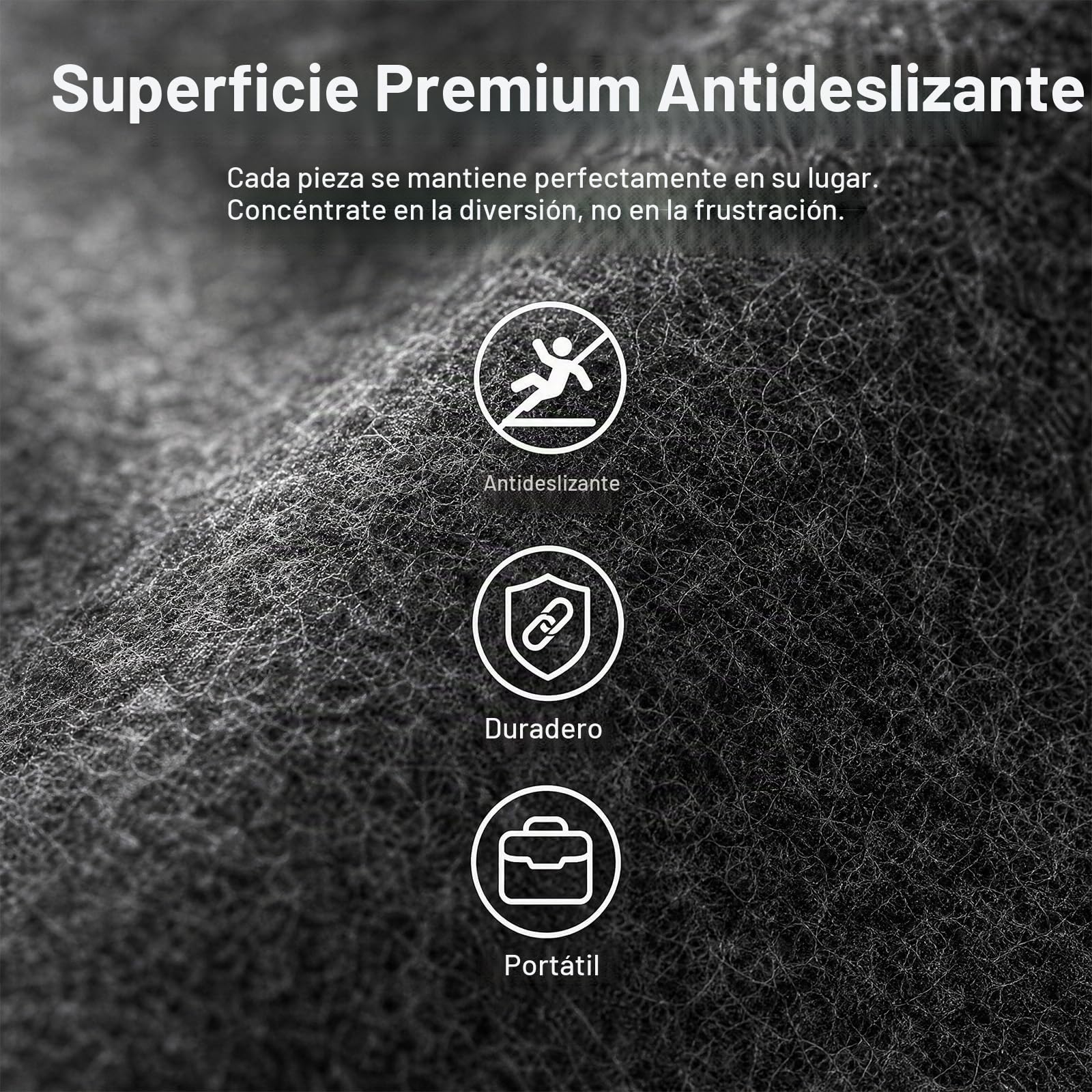 Tablero de Rompecabezas inclinable,77x54cm Mesa para Rompecabezas Adulto | con Tapa y 6 Cajones,Organizador de Rompecabezas 1000 Piezas con Superficie de Fieltro Antideslizante,Gris oscuro