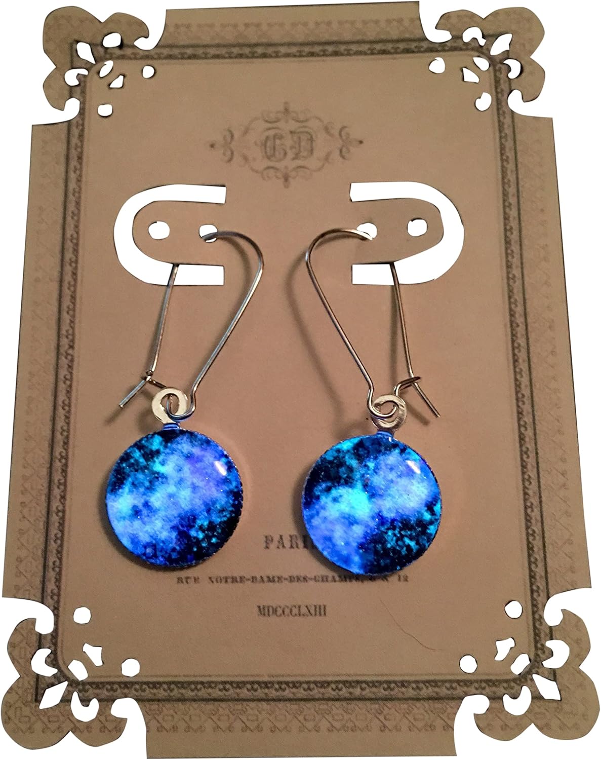 Glow In The Dark Galaxy Nebula Earrings