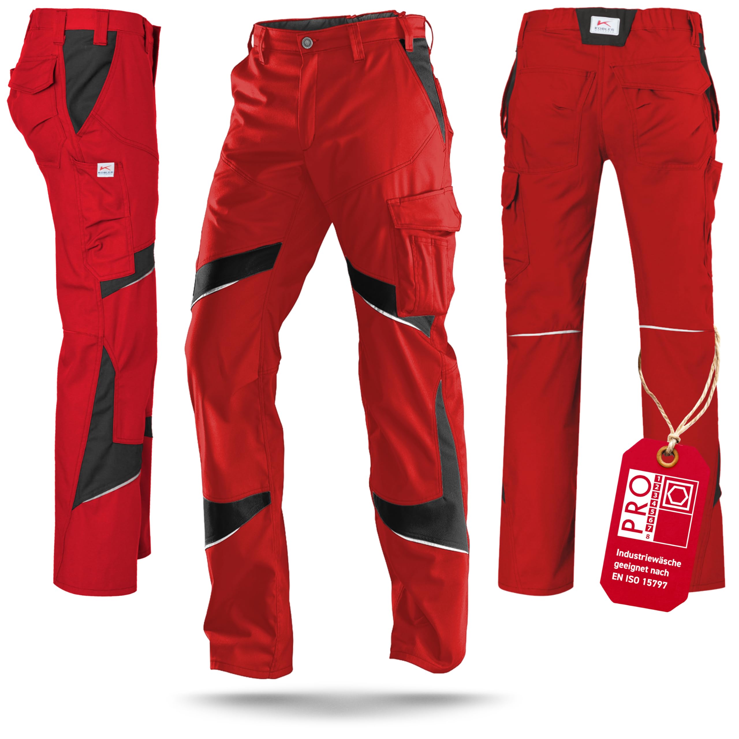 KÜBLER Workwear ACTIVIQ - Pantaloni da lavoro da donna, pantaloni funzionali da donna, abbigliamento da lavoro professionale per artigianato e industriale, da lavoro da donna, con tasche, Oeko-TEX