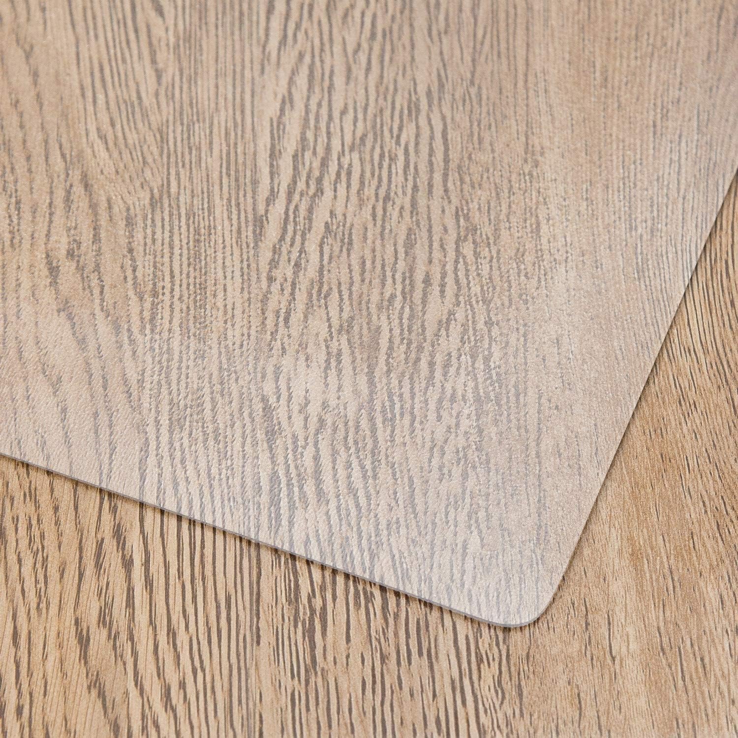 Non-Slip Matte Frosted Transparent Carpet Protector - 1.5mm Thick Roller Mat for Nursery, Dining & Study Rooms, Available in 64/80/104/128/144/152 Inch Sizes
