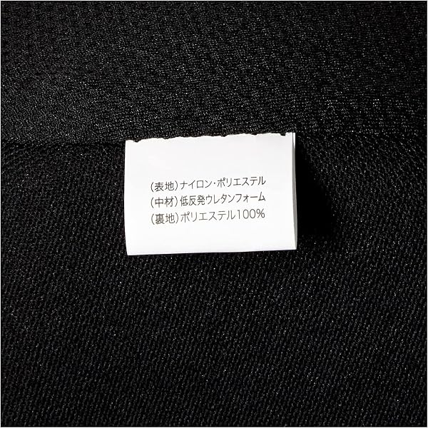ボンフォーム(BONFORM) シートクッション ファイテン 腰当て 38×18cm ブラック アクアチタン使用 低反発 サポートクッション 腰ホールドタイプ 腰痛 疲労対策 phiten 5815-76BK - 4