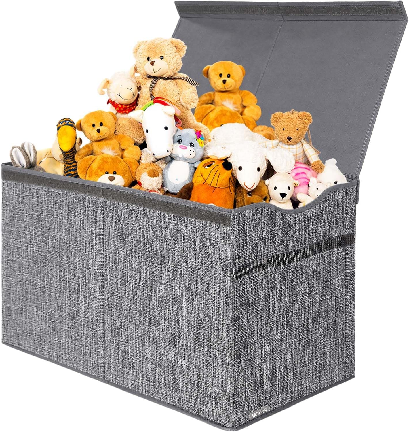 Victor’s Large Collapsible Kids Toy Storage Chest with Lid