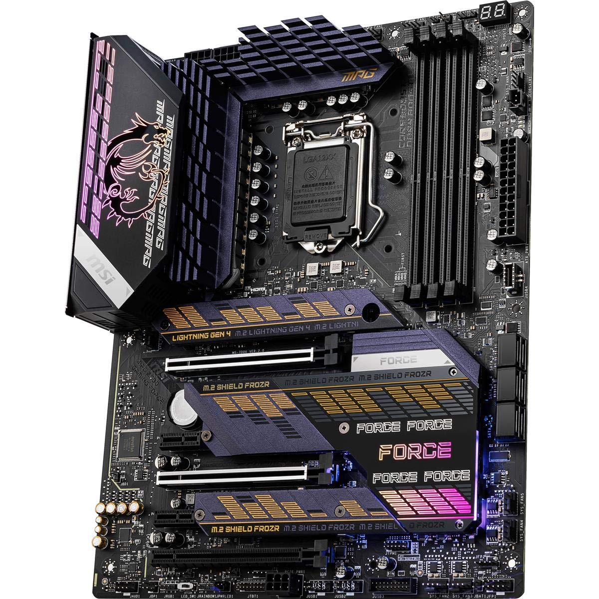 Amazon | MPG MPG Z590 Gaming Force ゲーミングマザーボード (ATX, 第