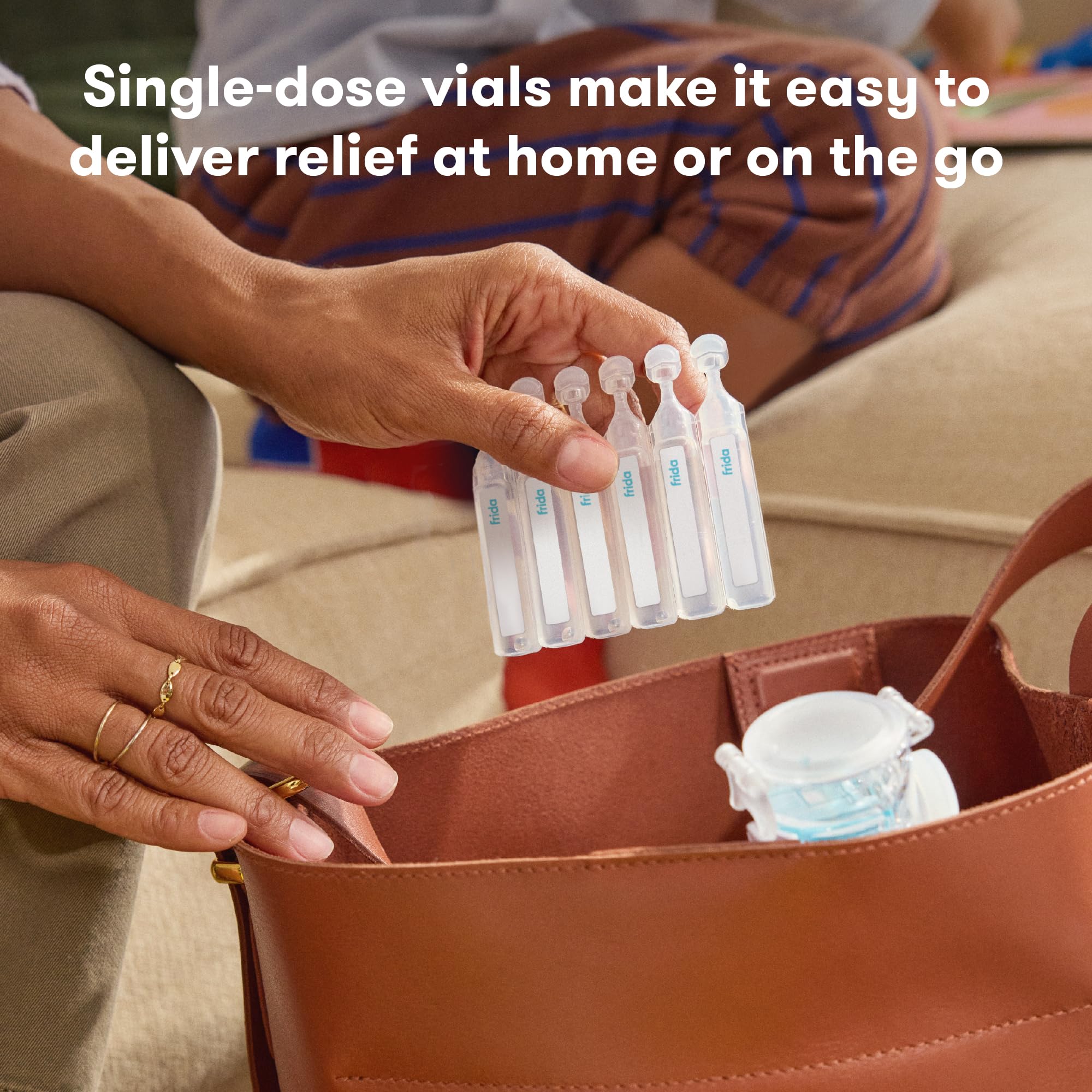 Frida Saline Ampules for Therapy, Safe for All Ages, 10 Single-Use Vials — Amazon image 5