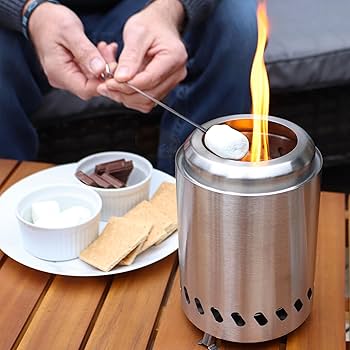 Amazon.com : Sunnydaze Tabletop Smokeless Fire Pit with