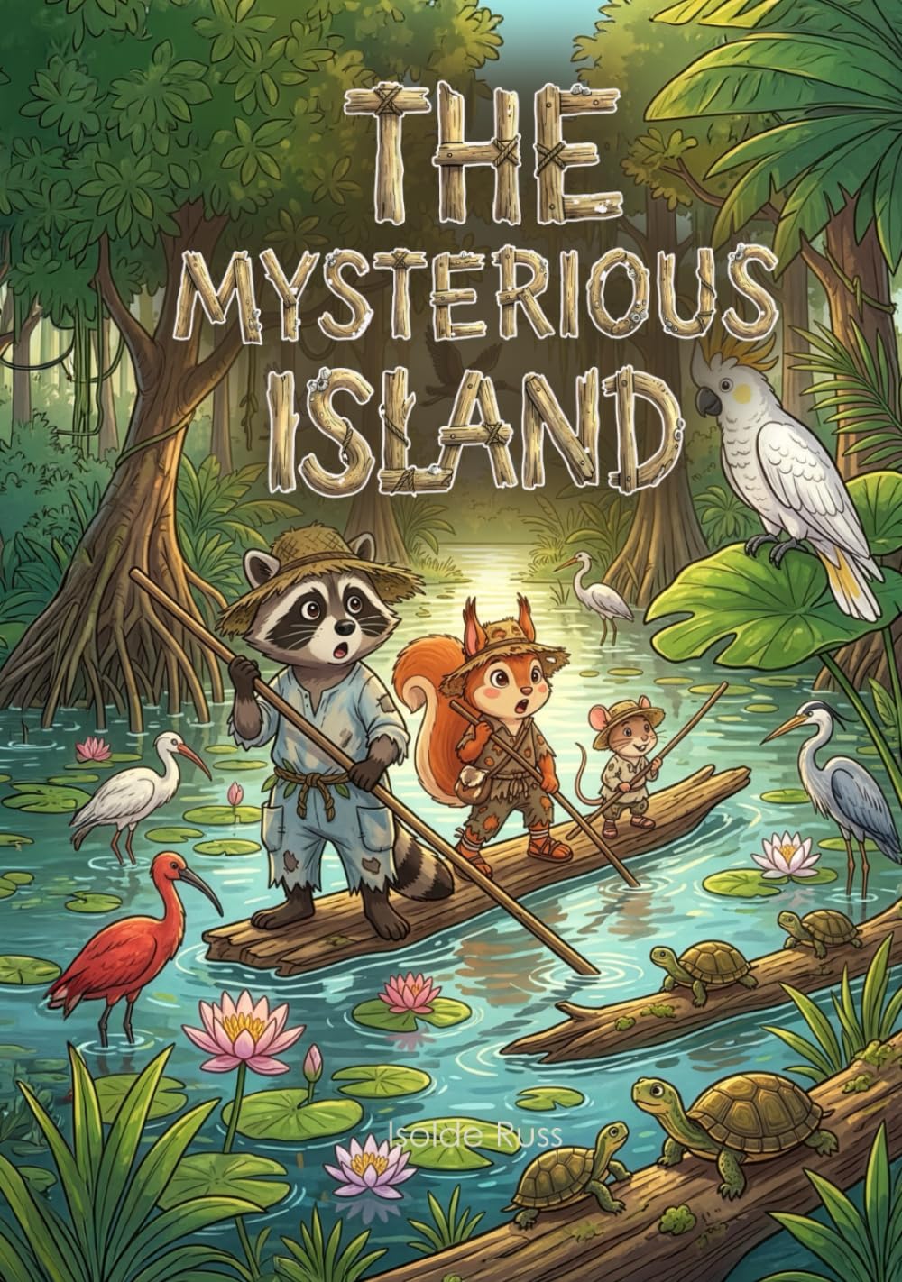 The Mysterious Island: The incredible adventures of three friends (The Adventure Stories of Raccoon, Squirrel, and Mouse)