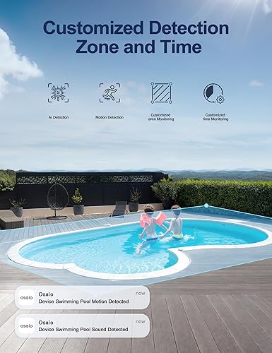 Miniatura 8 de GNCC GK2 Outdoor Security Camera, 1080P 355° Pan Tilt Camera, Color Night Vision, AI Motion Tracking, 2-Way Audio, IP65 Waterproof, 24/7 Wired