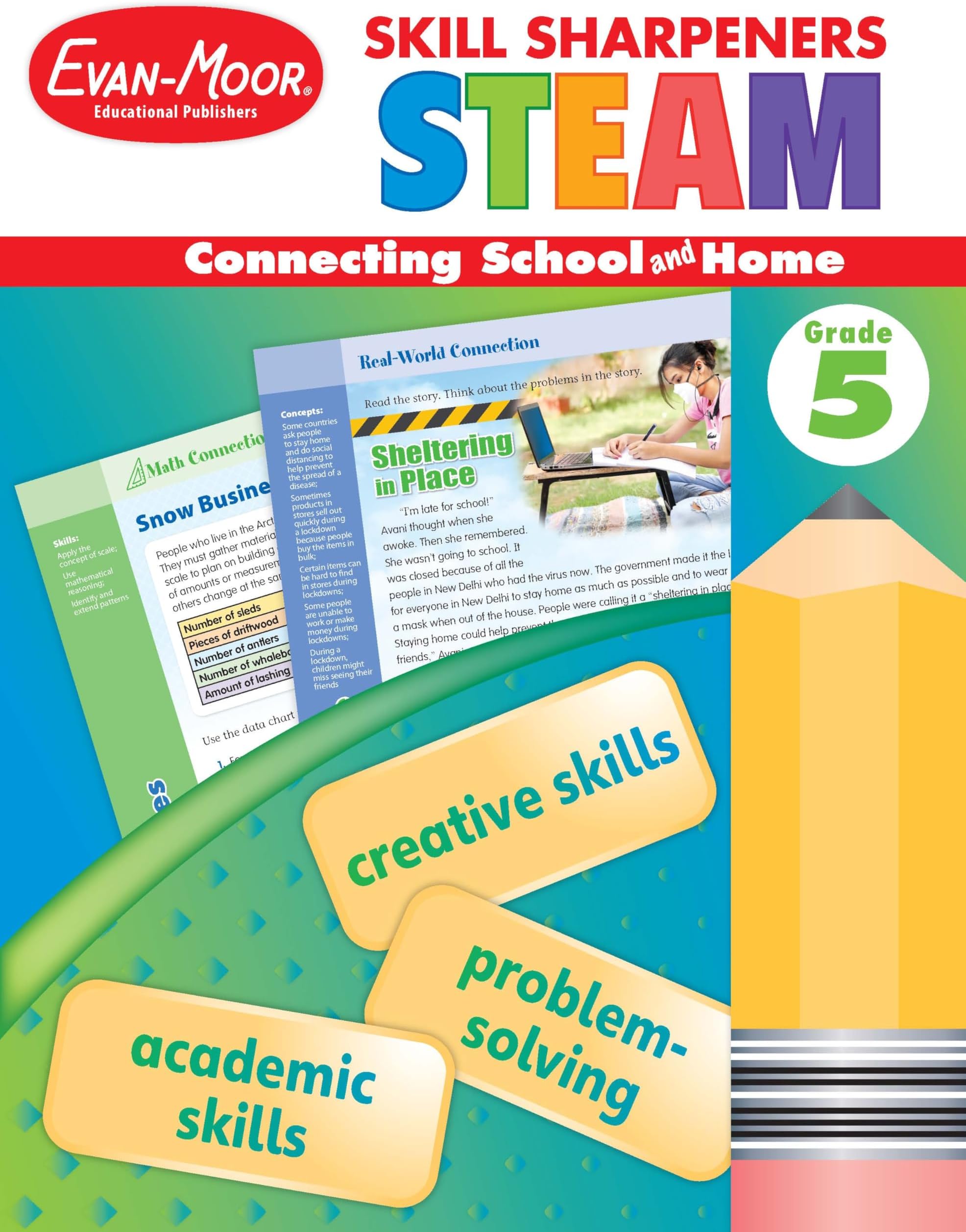 Skill Sharpeners: Steam, Grade 5 Workbook