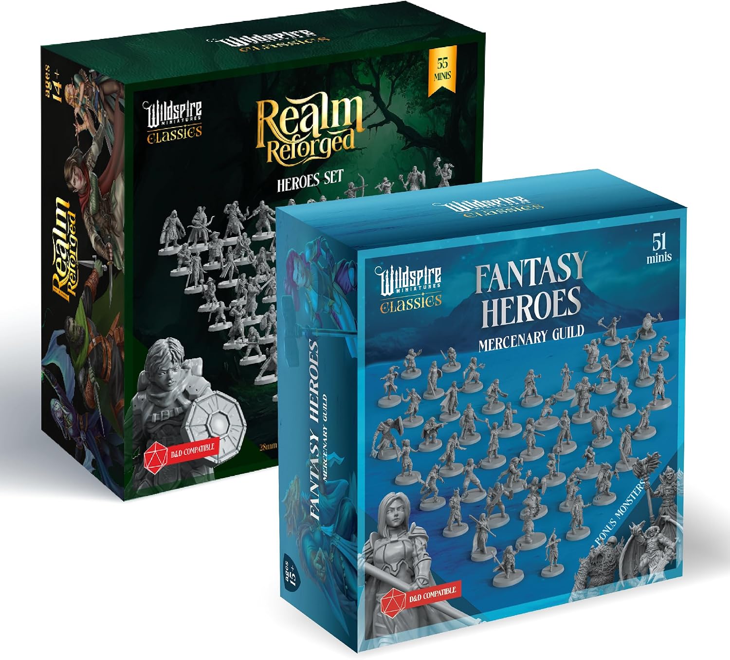 Wildspire Classic Heroes Sets - Mercenary Guild I & II