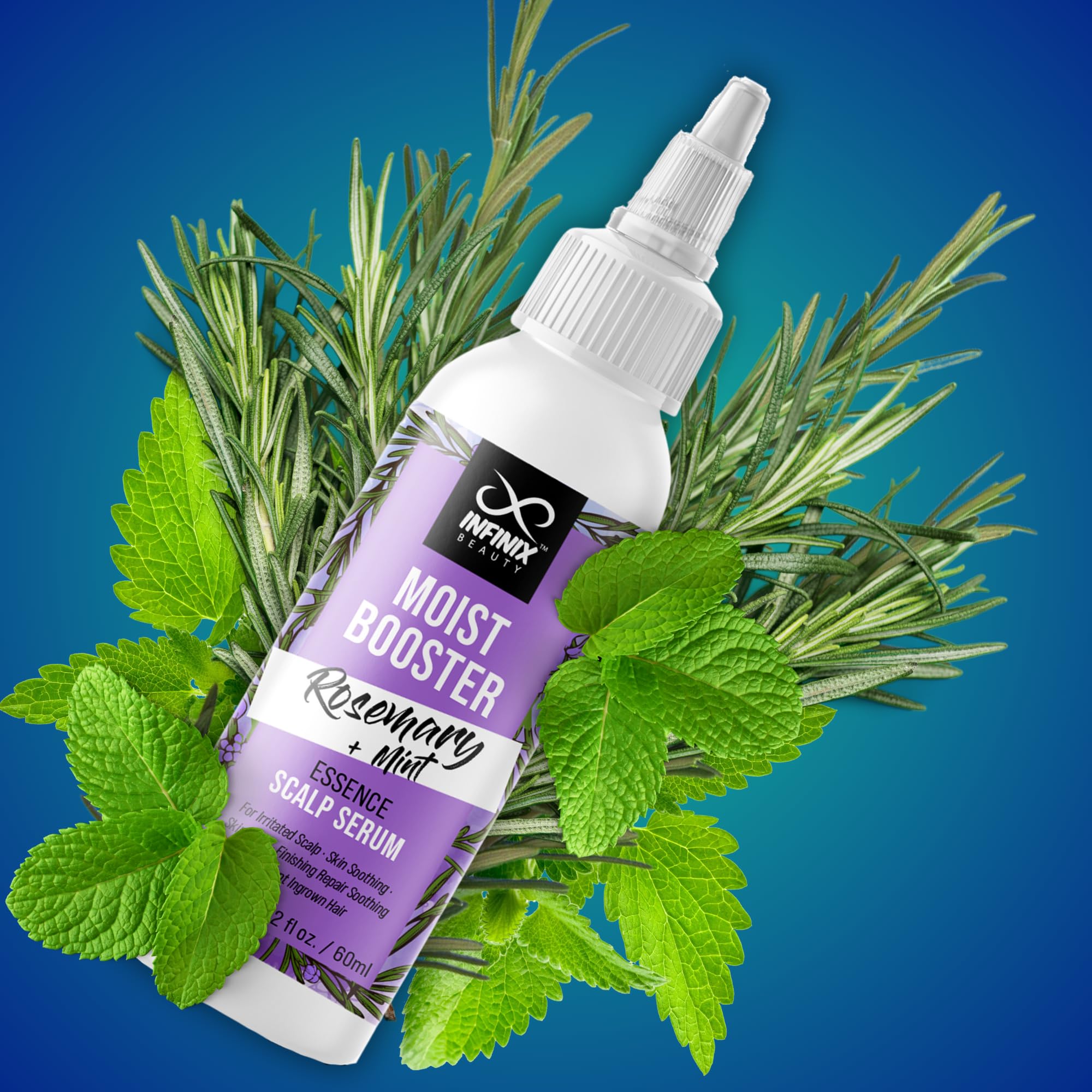 Infinix Rosemary Mint Scalp Serum bottle.