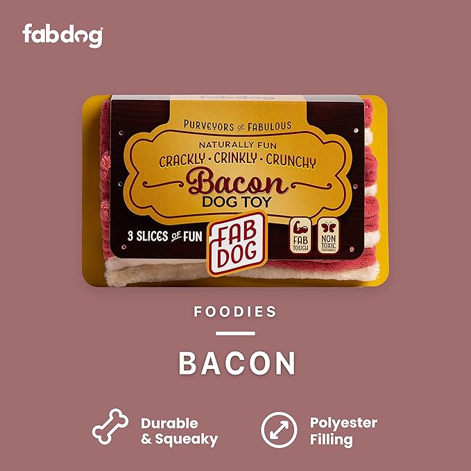 Juguete para Perro fabdog Bacon Dog Toy miniatura 2