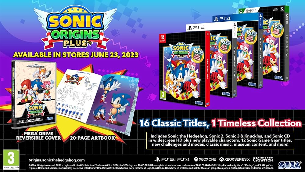 Sonic Origins Plus+ 限定版 Switch 海外正規品 新品① Sonic Origins Plus+ 限定版 Switch 海外正規品 新品