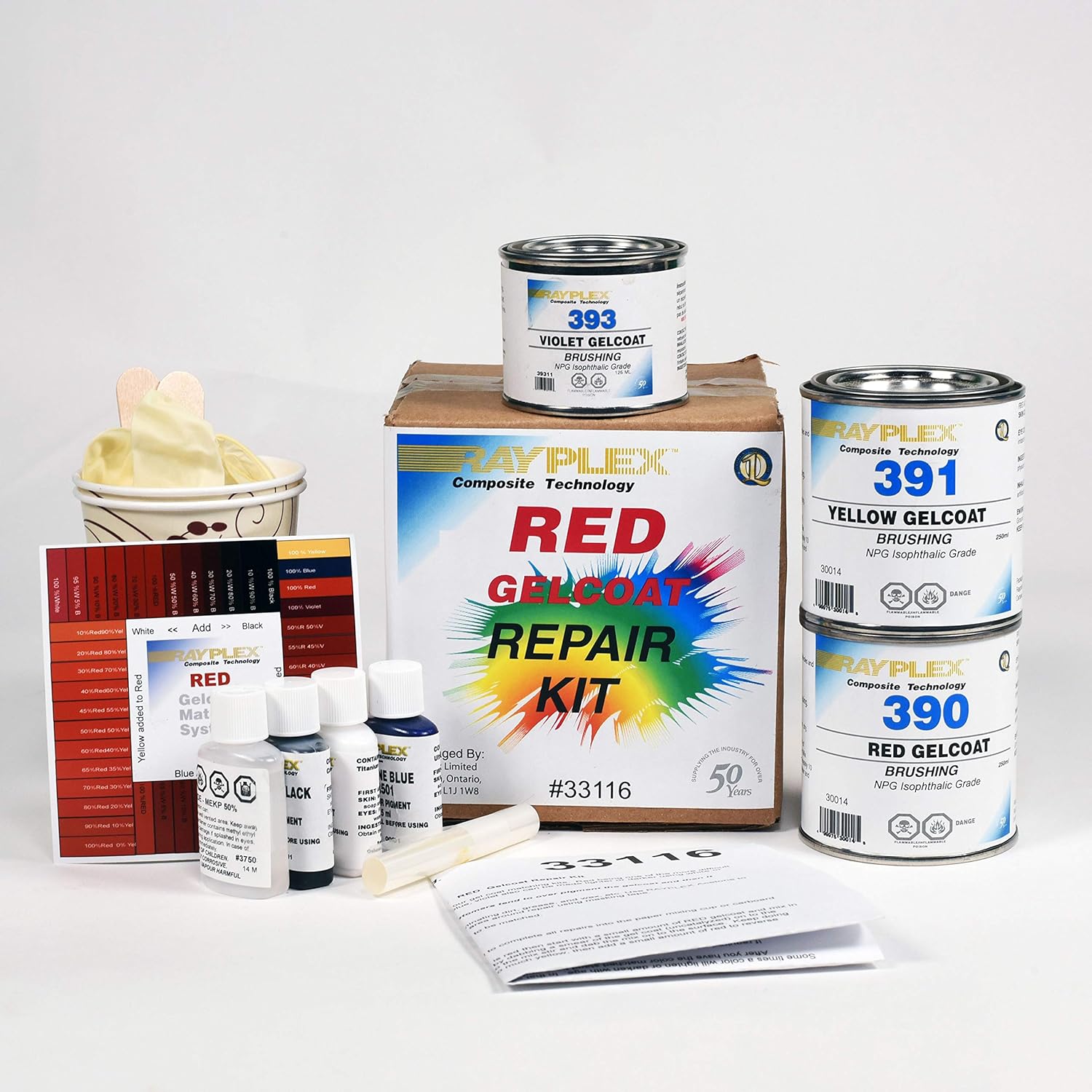 Red Gelcoat Repair Kit Amazon.ca Sports & Outdoors