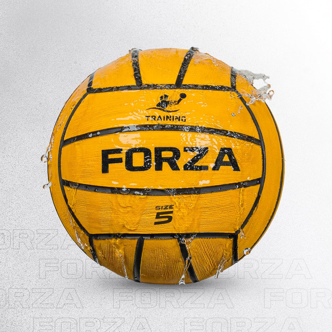 FORZA Water Polo Training Ball | Durable & Impact-Resistant Ball with Grip+ Technology