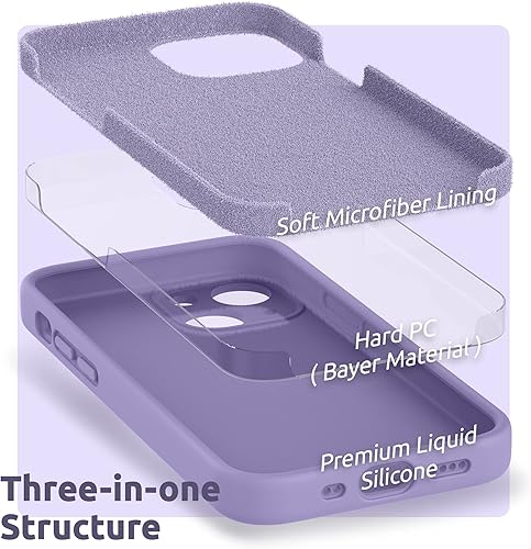 Miniatura 13 de SURPHY Compatible con iPhone 13 Mini Funda con Protector de Pantalla, (Protección de Cámara y Forro de Microfibra Suave) Funda de Teléfono