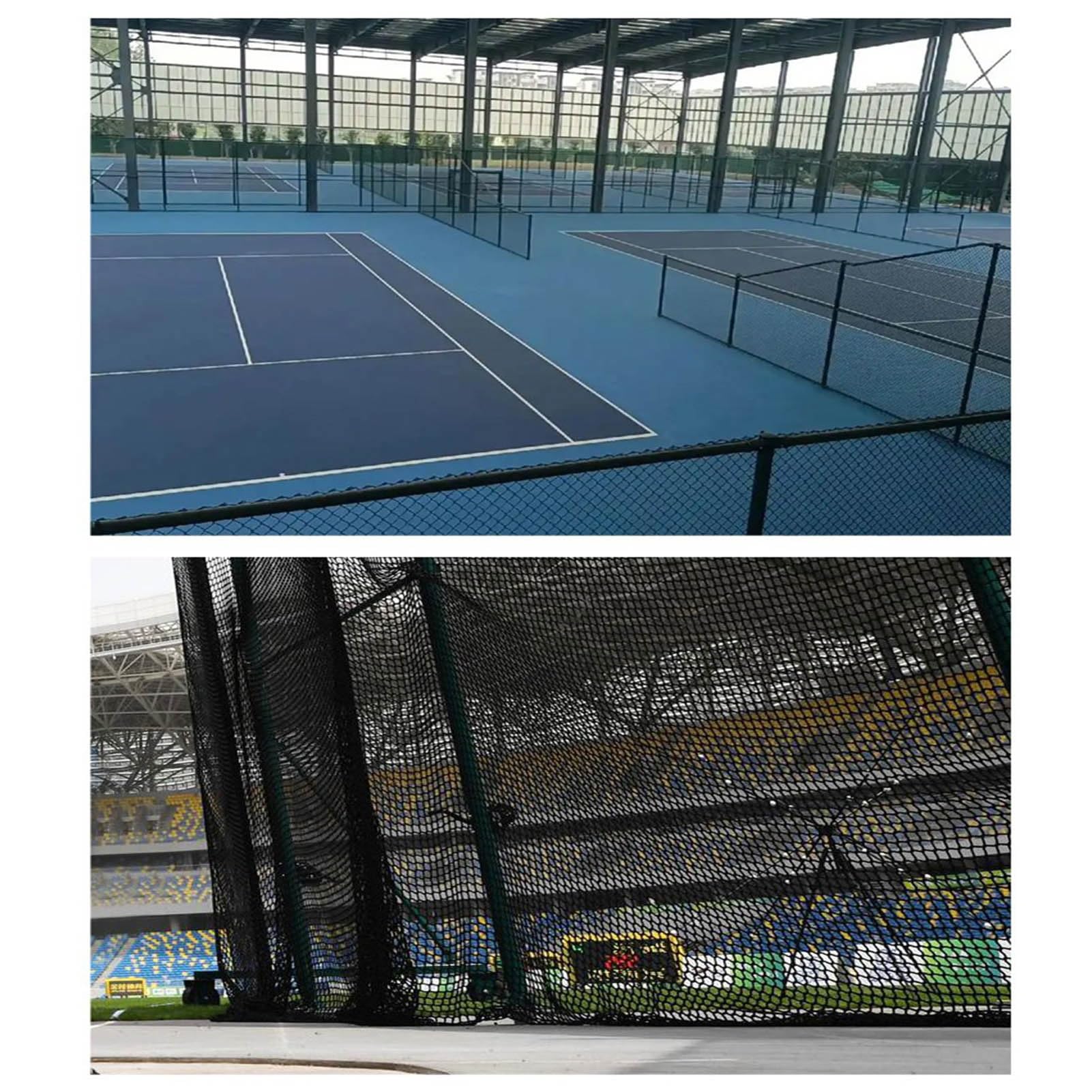 Red de tenis de mesa - Red de seguridad resistente a la deformación de 1,2 x 10 m para obras de construcción y protección de escaleras, perfecta para jugar en interiores y exteriores