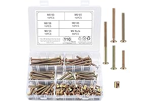 110-Piece Baby Bed Crib Screws Hardware Replacement Kit