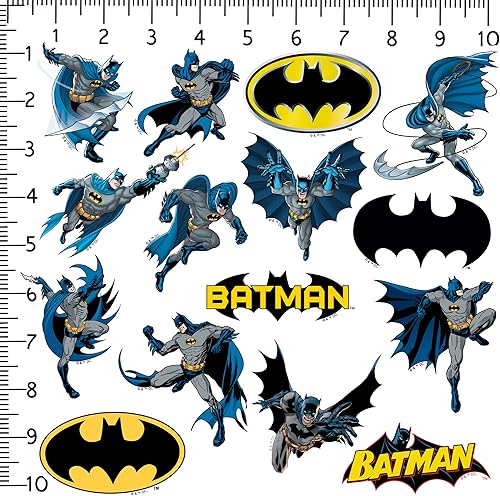 Miniatura 2 de Batman - Paquete variado de calcomanías de vinilo grandes de lujo para laptop, botella de agua, álbumes de recortes, tableta, monopatín,